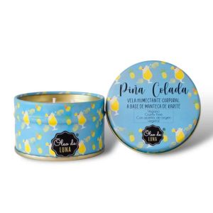 Vela Humectante corporal Piña Colada + fósforos